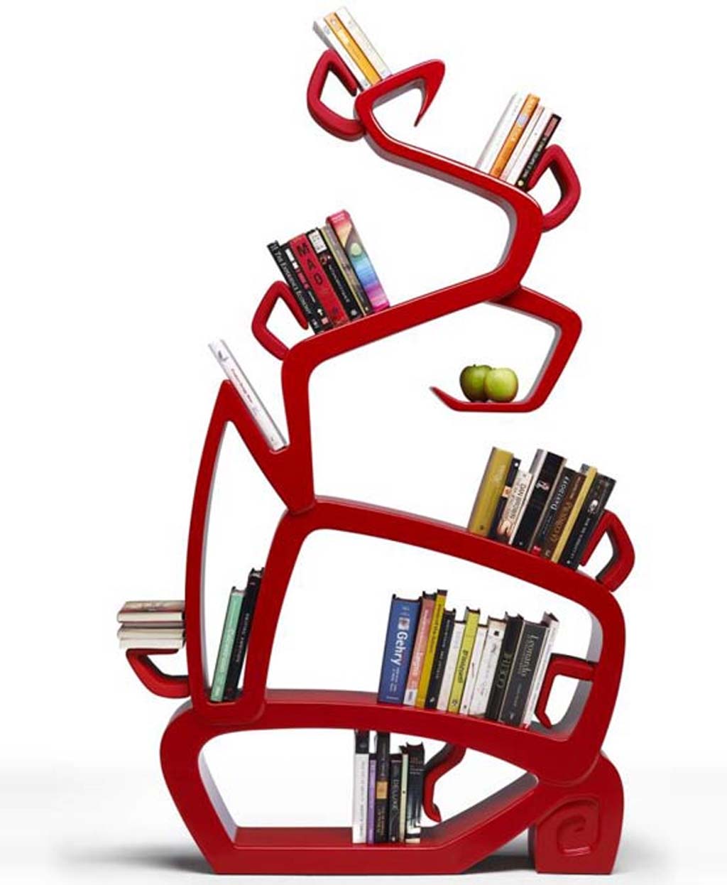 Red Bookshelf